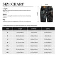 thumbnail image 5 of Lsque Full Moon Black Dragon Mens Sleep Pajama Shorts,Short Pajama Pants, Cotton Ultra-Soft Knit-Medium, 5 of 9