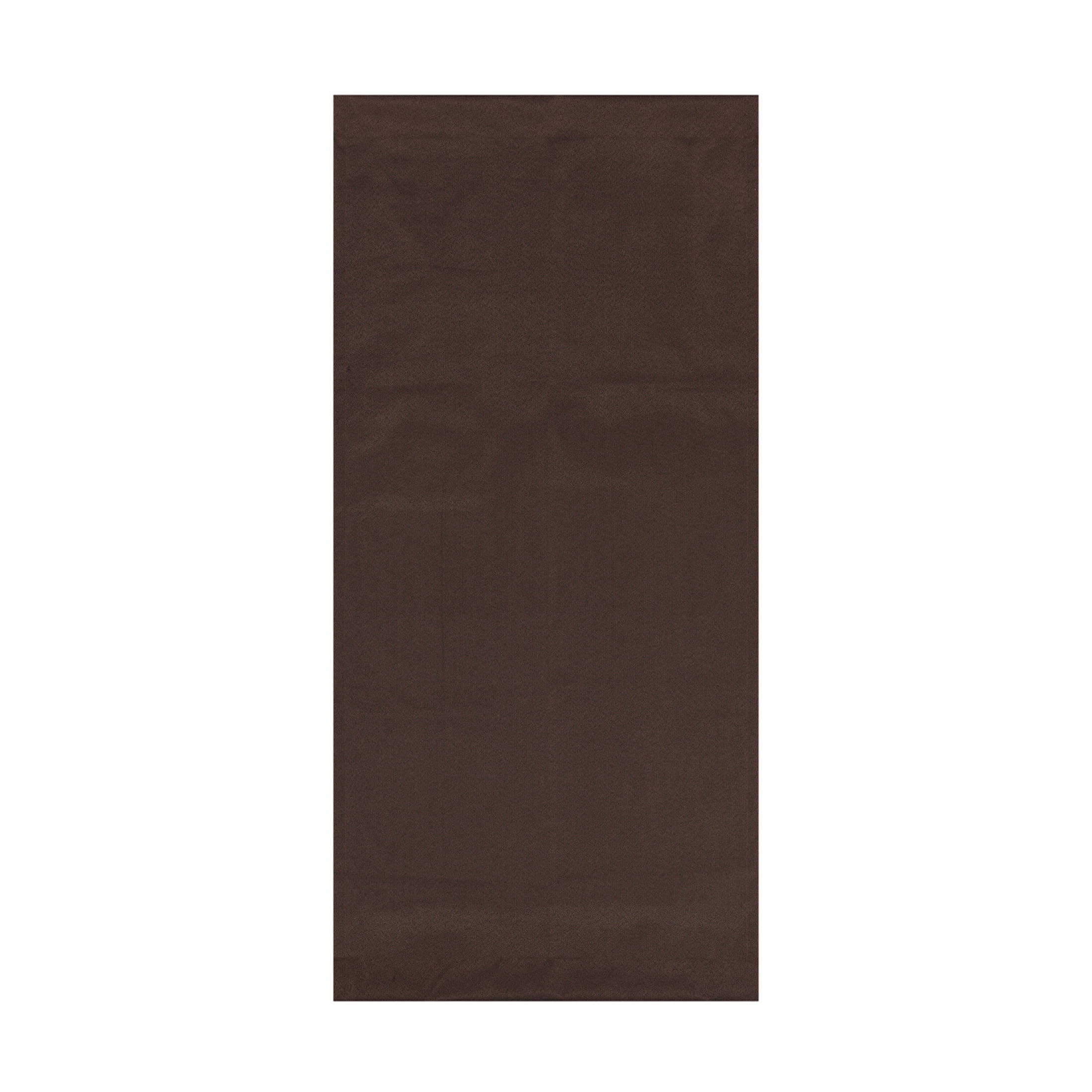 Mainstays Brown Solid Blackout Rod Pocket with Back Tabs Curtain Panel Pair, Set of 2, 30" W x 63" L
