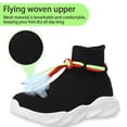thumbnail image 3 of Cyiecw Sock Shoes for Kids Boys Girls Breathable Lightweight Sneakers High Top Slip on Shoes Athletic Walking Shoes(Toddler/Little Kid/Big Kid), 3 of 7