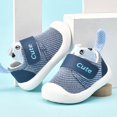 thumbnail image 2 of huajiao Toddler Squeaky Sneakers Flat Non Slip Strap First Walking Sport Shoes Baby Boys Girls Outdoor 10c Shoes for Boys, 2 of 7