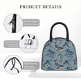 thumbnail image 4 of Easygdp Underwater Animals and Flowers Bolsa de Almuerzo Insulada Grande, Forro de Aluminio, Diseño Espacioso, a Prueba de Fugas, Ideal para Trabajo, Picnics, Viajes y Actividades al Aire Libre, 4 of 6