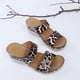 thumbnail image 5 of Zapatillas de cuña para mujer de fondo plano con tacón alto y flores informales retro de verano Wmkox8yii  hj789, 5 of 7
