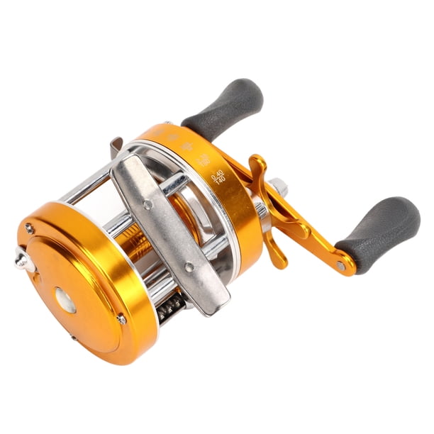 Carrete De Pesca De Metal, Carretes De Pesca De Agua Salada Que Ahorran Mano De Obra, Metal Y Caucho De Agarre Suave Para Piscina