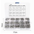 thumbnail image 5 of Joernso 480Pcs M2/M3/M4 Stainless Steel Hex Socket Round Head Cap Bolts Screws Nuts Kit with Storage Box for Repairing, 5 of 7