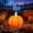 B, variant on Orangide Halloween Pumpkin LED Candle Lights Flickering Flameless Tea Light for Jack O Lantern Decorations Holiday Party