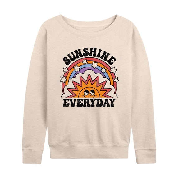 Instant Message - Sunshine Everyday - Women's Lightweight French Terry Long Sleeve Shirt
