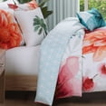 thumbnail image 5 of Bebejan Eden's Embrace 5 Piece Comforter Set, Queen, White, 100% Cotton Sateen, Reversible, All Season, Cozy Comfort, 5 of 12