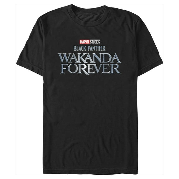 Men's Marvel Black Panther Wakanda Forever Wakanda Forever Metal T-Shirt