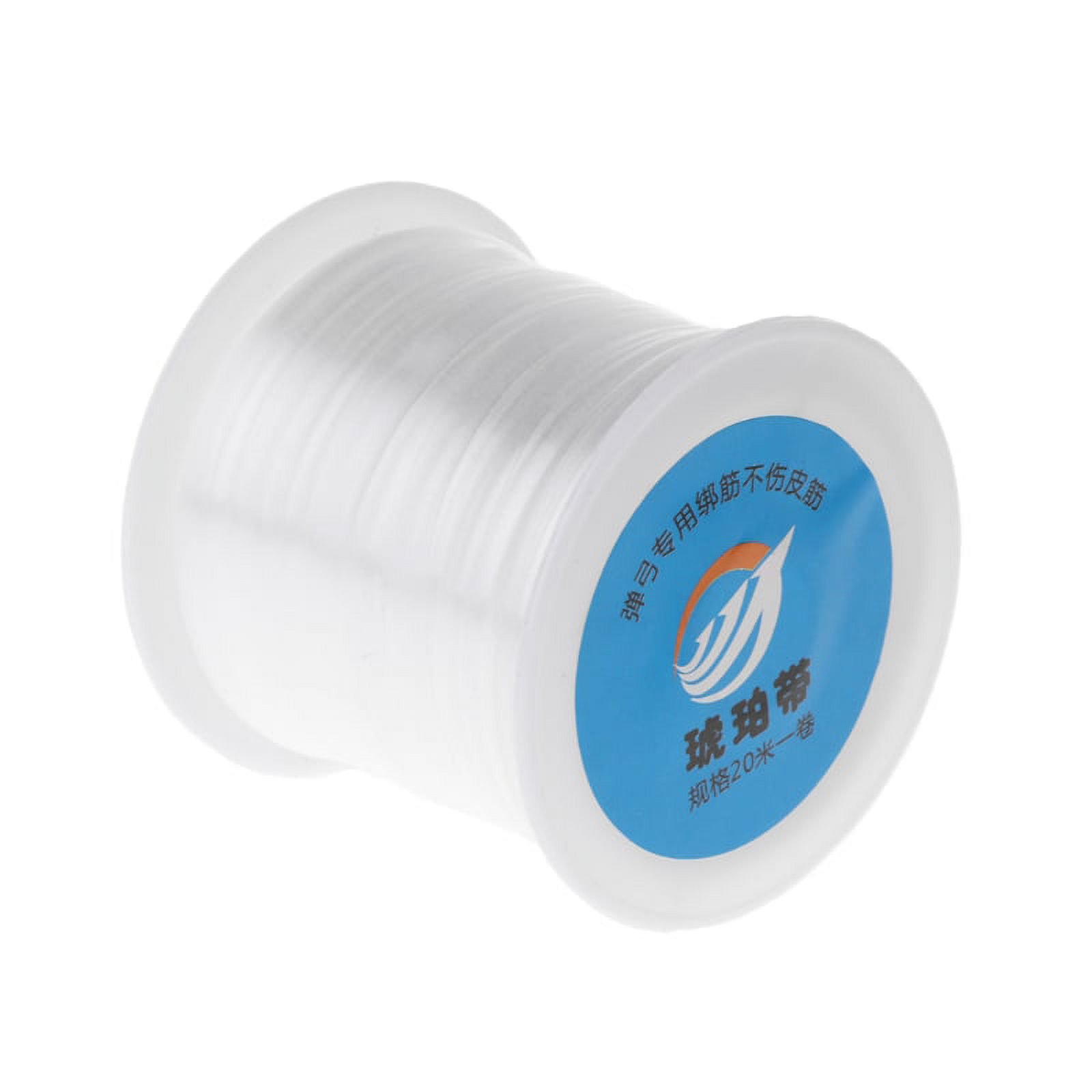 ZPAQI 1 Roll 20M Rubber Band Line String Wire Used For Hunting Slingshot Catapult Head