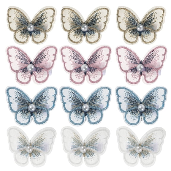 LOLIPPYY 12-Pack Vintage Style Decorative Hair Clips for Women, Perfect for Everyday Wear and Special Occasions