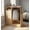 Natural wood color, variant on Ataucjin 4-Drawer Wardrobe Closet Organizer with Hanging Rack, Clothes Rack with 4 Drawers, Freestanding Garment Rack with LED Lights, Charging Station, Open Shelves
