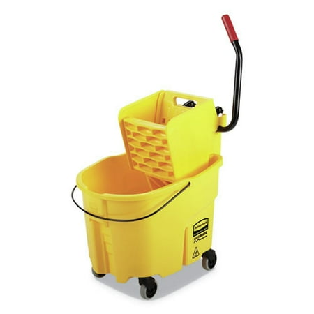 Wavebrake Side Press Combo Bucket 35 Qt Yellow