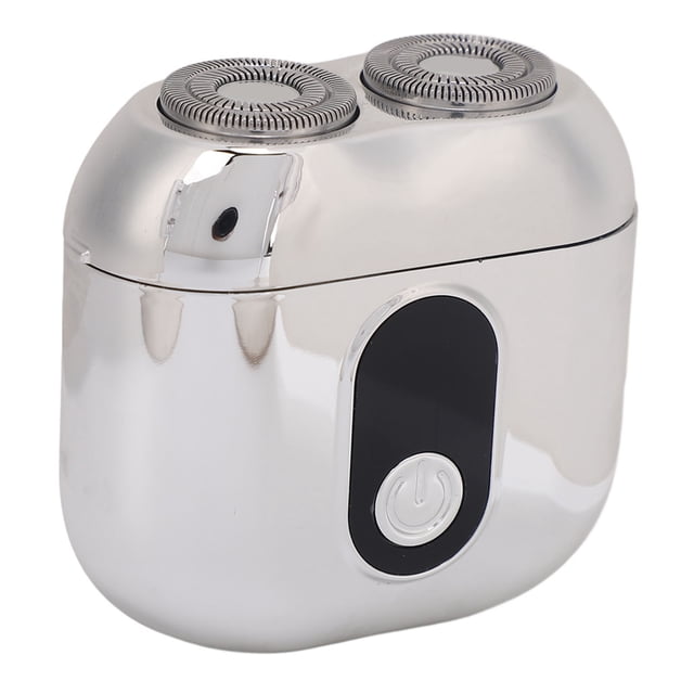 Mini Cortador de Barba Electrónica, Pequeño TXD02 Mini Cortador de Barba Eléctrica Portable Cabeza Dual para Hombres para el HOGAR
