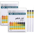thumbnail image 1 of Universal pH Test Strips Paper, PH Meter Full Range, 0-14 PH and Body Acid Alkaline PH Level, 2 Boxes, Totally 200 Strips, 1 of 5