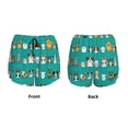 thumbnail image 5 of Lsque Cartoon Dogs Printed Women's Running Shorts with Liner Pockets,Elastic Quick Dry Workout Athletic Gym Yoga Shorts,Womens High Waist Shorts-Large, 5 of 9