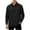Black, variant on Long Sleeve Button Up Shirts for Men Flap Pockets Lightweight Breathable Stretchy Tshirts Casual Versatile Functional Utility Tops