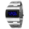 thumbnail image 1 of Men's Simple Design LED Digital Display Watch Party Banquet Simple Design Electric Boys Students Electric Alloy Wristwatch Accessory Birthday Gift, 1 of 9