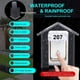 thumbnail image 3 of Cubierta Impermeable para Timbre Inalámbrico Cubierta de Plástico Transparente A Prueba de Lluvia Botón de Timbre de Puerta de Casa Protector la Lluvia, 3 of 5