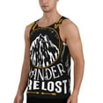 thumbnail image 2 of Pofeuu Not All Those Who Wander Are Lost 1 Print Men's Workout Tank Tops Sleeveless Muscle Gym Shirt Quick Dry-Large, 2 of 7