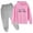 Pink-06, variant on Owordtank Boys Girls 2 Piece Outfits Lounge Hoodie Sweatsuit Sets Fleece Sweatshirt Baggy Fall Fashion Jogger Sweatpants