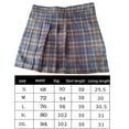 thumbnail image 3 of Falda plisada de rejilla para mujer Minifalda de cintura alta Faldas cortas de tenis A-Lineskirt Eigraketly FS9586-08, 3 of 3