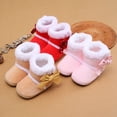 thumbnail image 6 of Infant Baby Girls Winter Warm Shoes Kids Anti-Skid Snow Boots 0-18M, 6 of 6