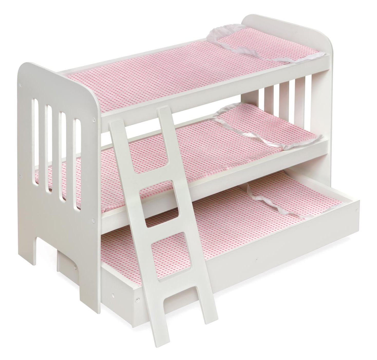 Badger Basket Trundle Doll Bunk Bed With Ladder Pink, Us Navy Bunk Beds