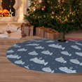 thumbnail image 6 of Yiaed Submarine With Periscope Print Christmas Tree Skirt , Tree SkirtsTree Mat for Christmas Winter Holiday Indoor Decorations-48", 6 of 7