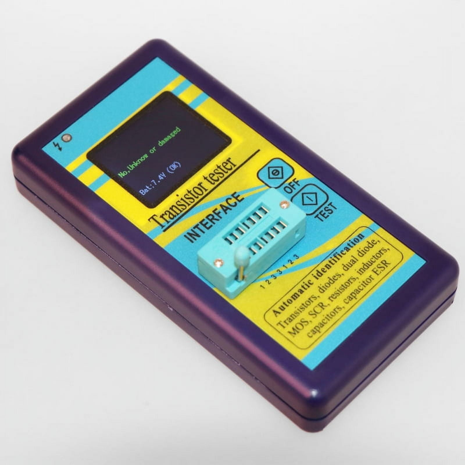 M328 Multi-Purpose Transistor Tester Diode Resistor ESR Capacitance LCR Meter Digital Multimeter ,Versatile Measurement