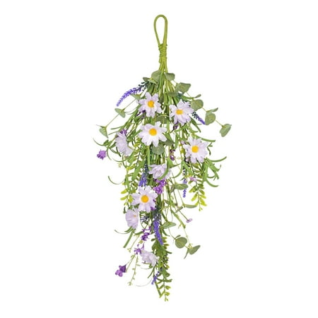 Tangnade Home DIY products handmade art Personality Simulation Flower Pendant Is Suitable For Your Door Decoration AS show