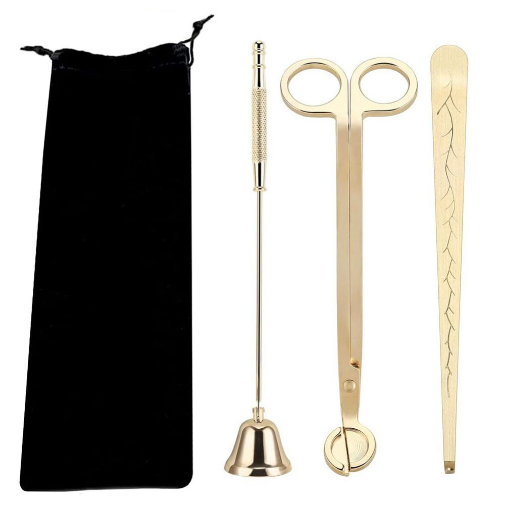 Sweet Water Decor Black Candle Care Kit - 3pc - Snuffer, Scissors, Wick  Dipper : Target