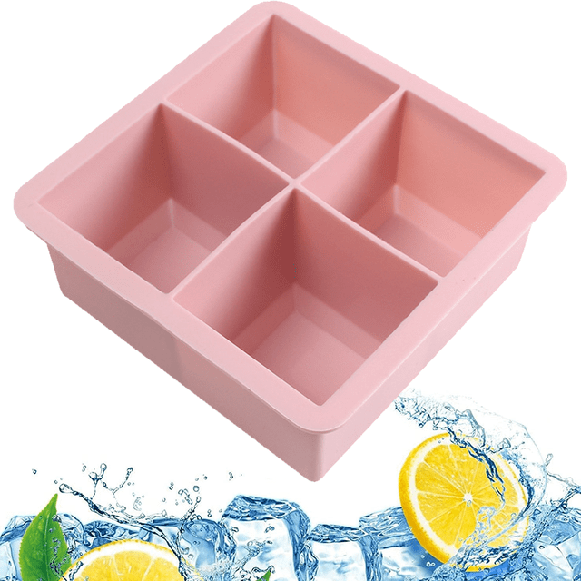 Round Ice Cube Mold, Sphere Ice Trays for Freezer , for Cocktail and Whiskey, Reusable