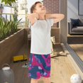 thumbnail image 5 of BZSMCE Adjustable Drawstring Casual Shorts With Dark Blue Python Pattern Pattern, 5 of 9
