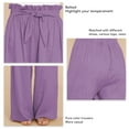 thumbnail image 4 of Pantalones Largos Para Mujer, Pantalones Casuales Para Mujer, Pierna Ancha Con Cinturón Para La Vida Diaria ANGGREK No, 4 of 5
