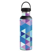 MightySkins HFST21-Purple Kaleidoscope Skin for Hydro Flask 21 oz Standard Mouth - Purple Kaleidoscope