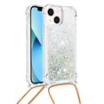 thumbnail image 2 of Funda FOXDOCK para iPhone 13 Mini con Cuerda Ajustable, Brillo Líquido, Protección Antigolpes y Lente – Ideal para Regalo, 2 of 6