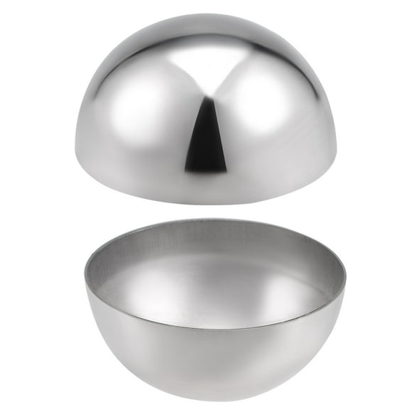 Esfera hueca de acero inoxidable 304 de 63 mm de diámetro para pasamanos, poste de escalera, 2 piezas