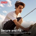 thumbnail image 5 of Wireless True Bone Conduction Headphones IPX6 i18PRO Open-Ear Painless Waterproof Bluetooth5.4 Headset HiFi Earphones for Sports, Running, Gym, Hiking, Cycling （Black）, 5 of 11