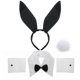 thumbnail image 1 of Bunny Easter Costume Set Rabbit Ear Headband Collar Bow Tie Costume Cuffs Rabbit Tail For Women Party Cosplay, 1 of 1