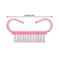 thumbnail image 3 of Handle Grip Nail Brush, Nail Brushes Fingernail Scrub Cleaning Brushes for Toes and Nails Cleaner, Pedicure Manicure Brush for Women Men Girls(Purple), 3 of 8
