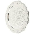 thumbnail image 6 of WHAMVOX Vintage Silver Iron Serving Tray for Storage with Beautiful Finish Perfect for Home Parties and Decor 10.5 x 7.5 inches, 6 of 8