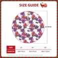 thumbnail image 2 of Rateoe Peonies Pattern Christmas Tree Skirt with Ties , Christmas Tree Decorations, Farmhouse Christmas Decor Xmas Holiday Decorations-36", 2 of 6
