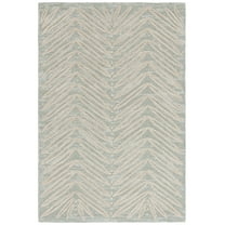 SAFAVIEH Martha Stewart Urban Chevron Floral Area Rug, Milk Pail Green, 4' x 6'