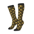 thumbnail image 2 of Balery Cute Cartoon Bees Printed Novelty Socks Men's Women's Crew Socks Sports Socks Knee High Socks Cotton Socks Quirky and Cool Socks, 2 of 9