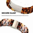 thumbnail image 5 of KOMI Band Replacement for Apple Watch 49mm 45mm 44mm 42mm 41mm 40mm 38mm Women Men Fashion Resin Wirstband Bracelet Strap for iWatch Ultra 2/1 Series 9 8 7 6 SE 5 4 3 2 1, 5 of 6