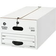 thumbnail image 2 of Business Source Medium Duty Legal Size Storage Box - Internal Dimensions: 15" Width X 24" Depth X 10" Height - External Dimensions: 15.3" Width X 24.1" Depth X 10.8" Height - Media Size Supported:, 2 of 5