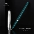 thumbnail image 2 of 2022 JinHao 86 Fountain Pen Classic Spin Stainless steel plastic blue red Signature Stationery Supplies Ink Pens Blue 0.38, 2 of 6
