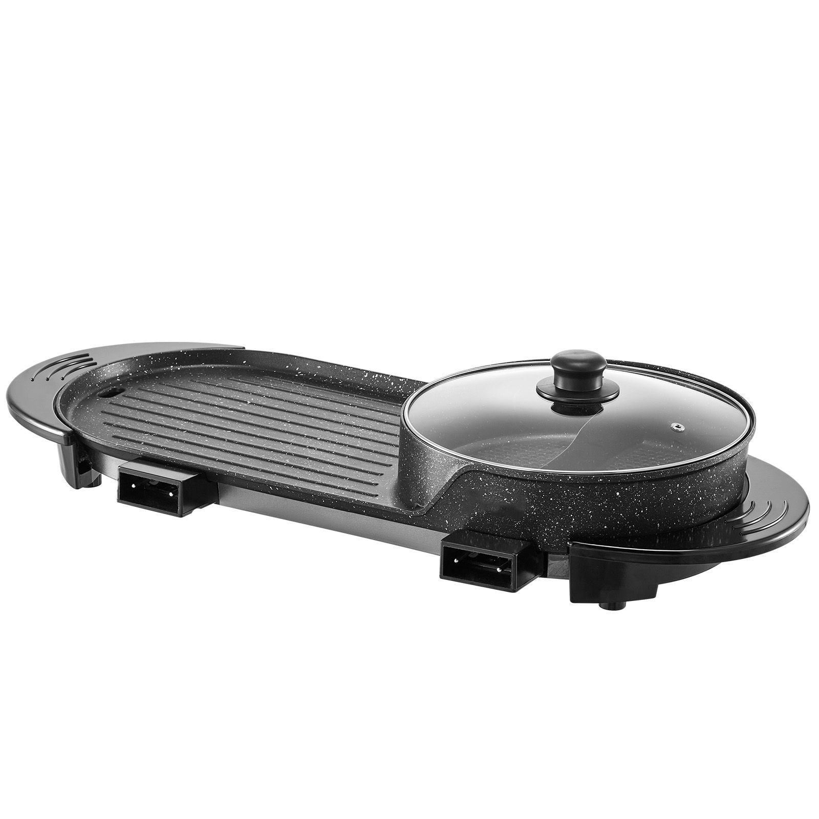 Hot Pot with Grill 2.7L, 2200W, Dual Zone Independent Temperature Control, Non-Stick, for Hot Pot Korean BBQ