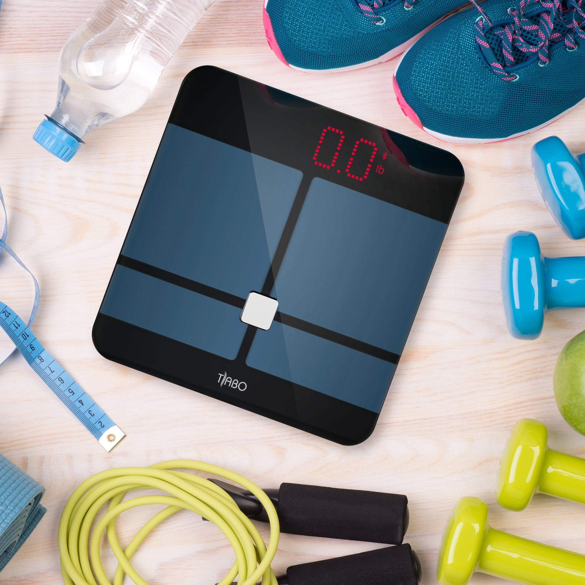 Bathroom scale with Bluetooth, multiple measurements. APP for iOS and  Android. THULOS TH-BD122