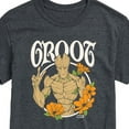 thumbnail image 3 of Marvel Guardians of the Galaxy - Groot Peace Flowers - Men's Short Sleeve Graphic T-Shirt, 3 of 5